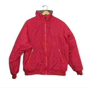 Redhead Red Fleece Lined Windbreaker Jacket Size Large